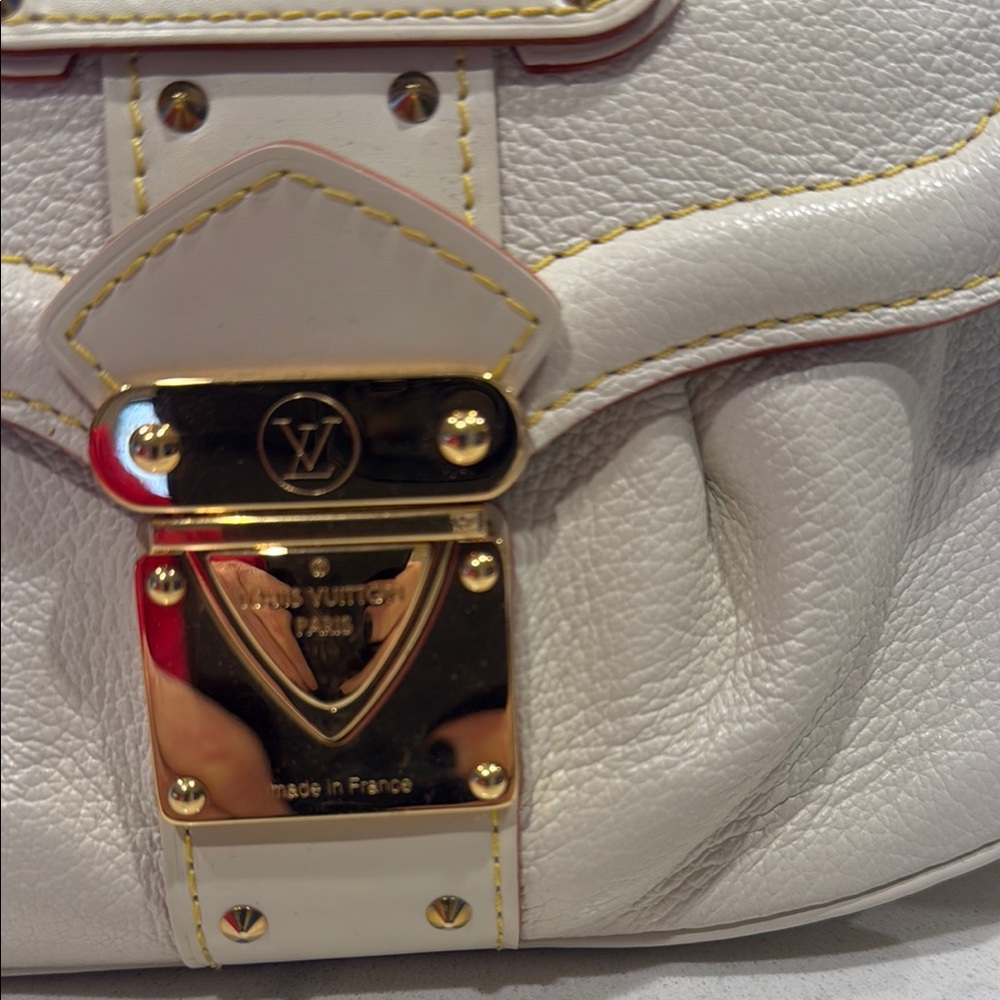 Louis Vuitton Le Superbe Suhali Goatskin Leather Ivory Purse Stunning - Picture 3 of 10